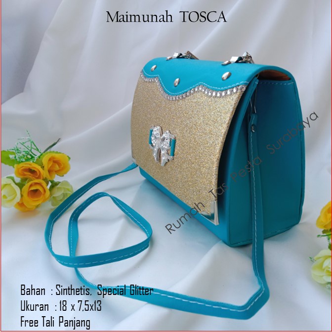 Tas Gliter,Tas Cantik,Tas Elegant,Maimunah TOSCA