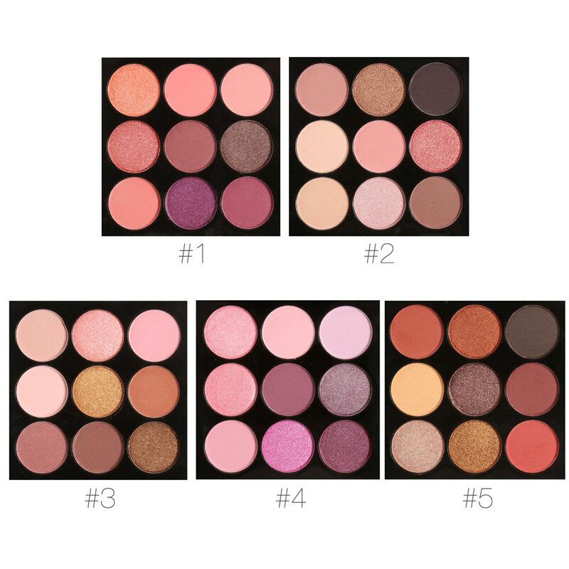 Official Distributor Focallure 9 Colors Eyeshadow Palette Eyeshadow 9 Warna Tahan Lama FA36