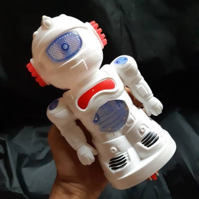 Robot Tarik Bisa Jalan LED Edukasi - Mainan Anak Edukatif