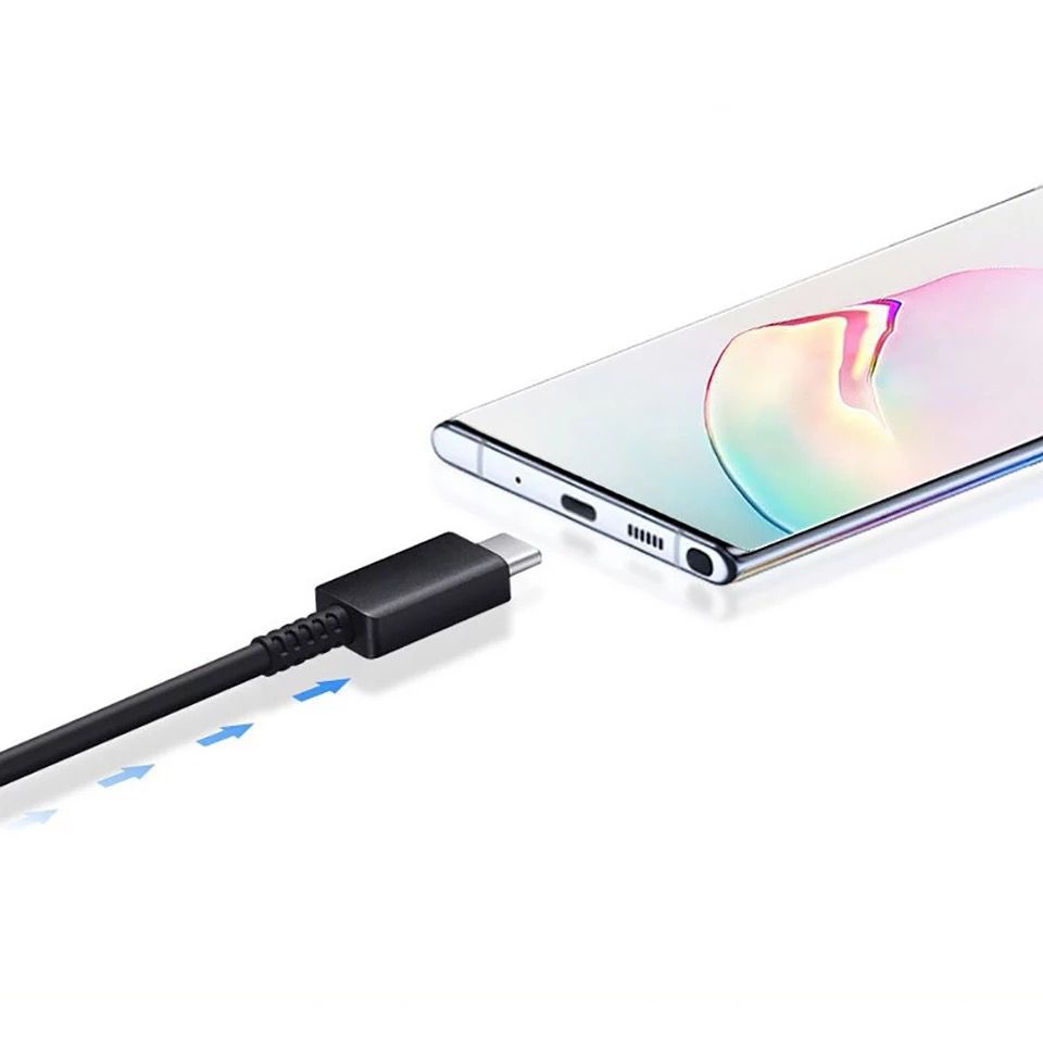 [RO ACC] KABEL DATA SAMSUNG TYPE C NOTE 7 8 S8 PLUS ORIGINAL BLACK PACKING