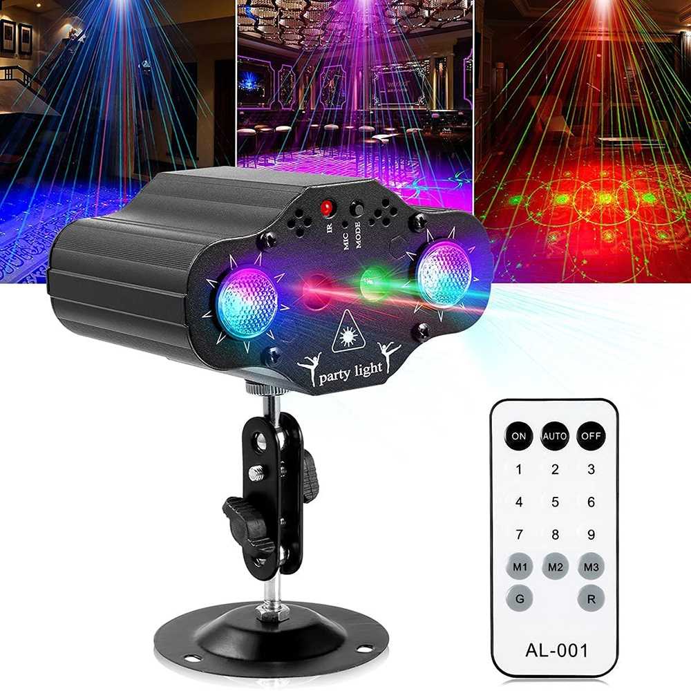 Proyektor Laser LED Lampu Disco DJ Party Lights AL-001