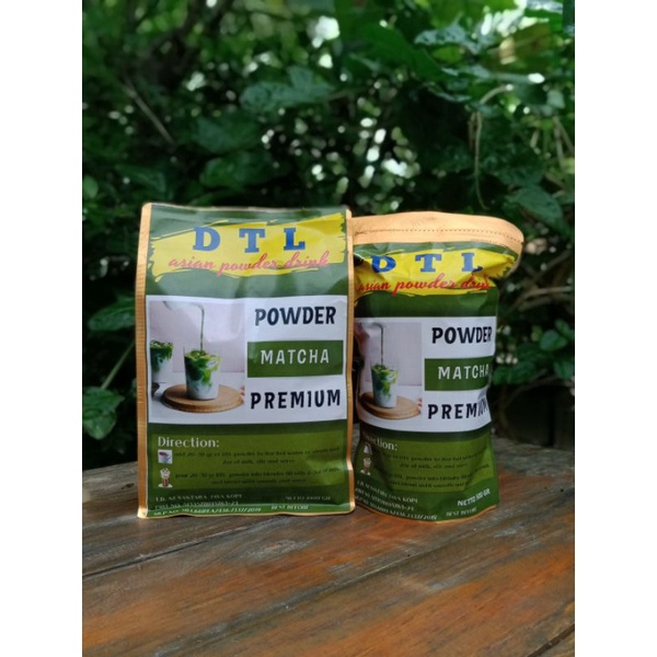 

POWDER DRINK / BUBUK MINUMAN / DTL MATCHA NO SUGAR