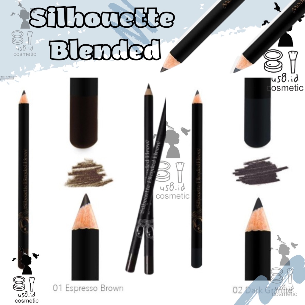 Madame Gie Silhouette Blended Brow Espresso Brown-Madam gie MakeUp Pensil Alis