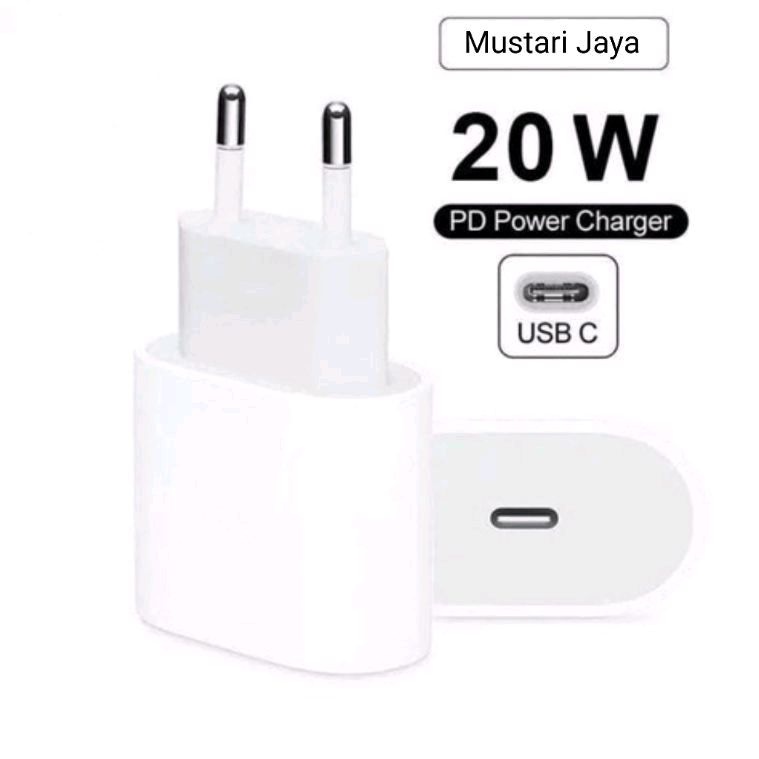 BATOK CHARGER 20W USB C 11/11PROMAX/12/12PRO/12PROMAX ADAPTOR POWER USB TYPE C