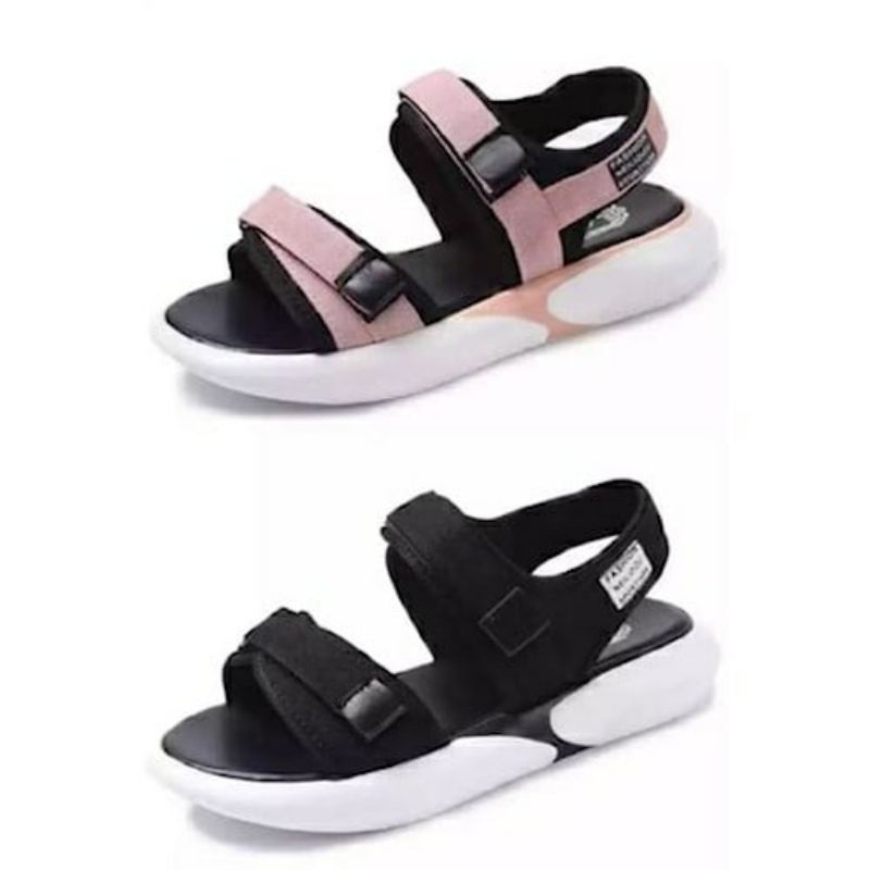 [TL01] Sendal Tebal Wanita Cantik Sandal Casual Fashionable || Sandal Pantai hangout santai || sanda