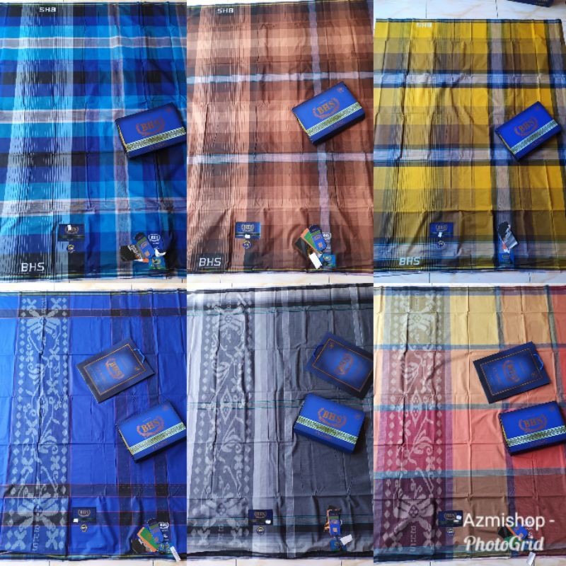 Sarung tenun BHS Classic Gold 100% Original