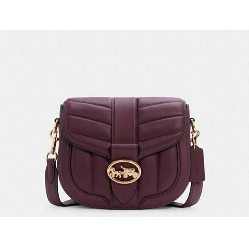 Tas wanita Georgie quilted boysenberry