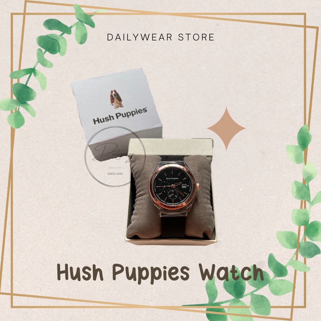 Hush Puppies Rubber Strap Watch / Jam Tangan Wanita / Original 100% / Murah / Gratis Ongkir