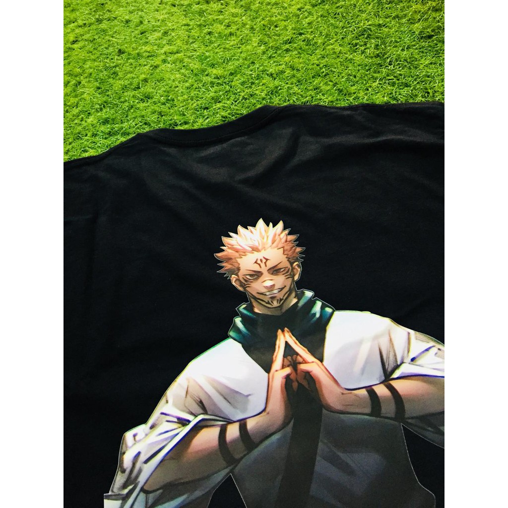 Tshirt Jujutsu Kaisen Ryomen Sukuna Fukuma Mizushi Black Anime Manga