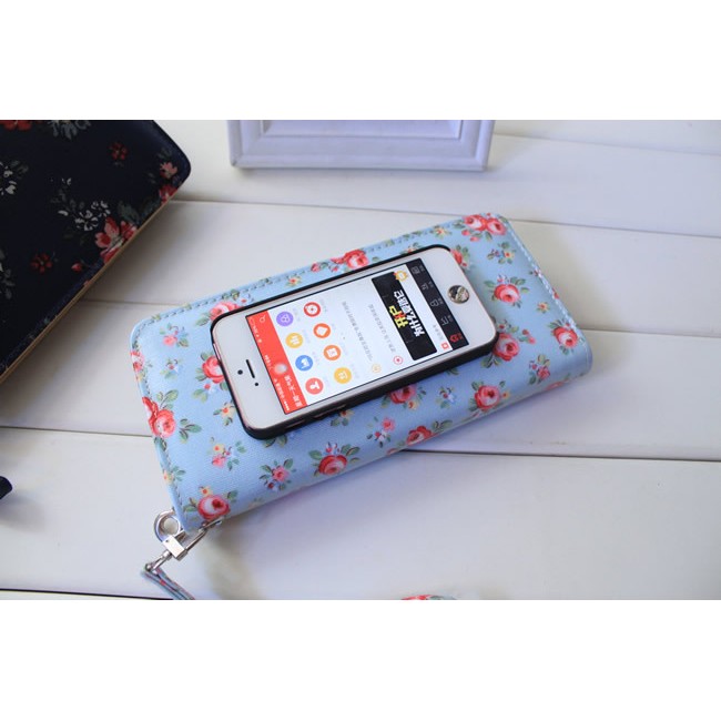 Flower Shabby Chic Long Wallet | Dompet - Sw023