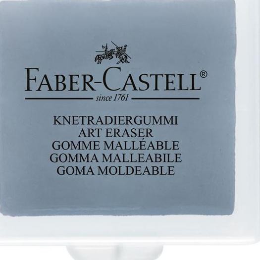 

pwr-543 Faber Castell Kneadable eraser grey in plastic box - Knetgummiradierer ,.,.,.!