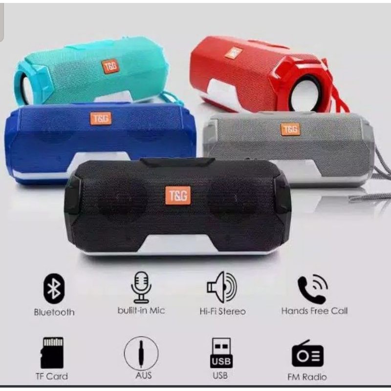 Speaker Bluetooth TG 143 plus  Led