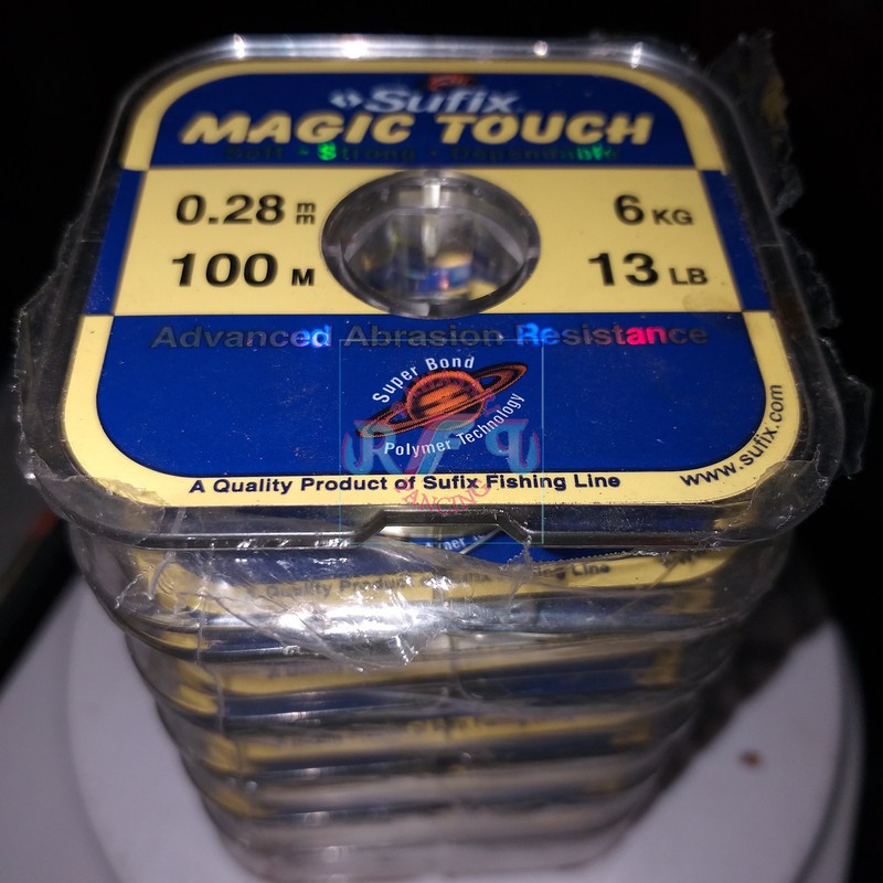 Tali Senar Pancing Sufix Magic Touch 100m 0.28mm 6kg 13lb