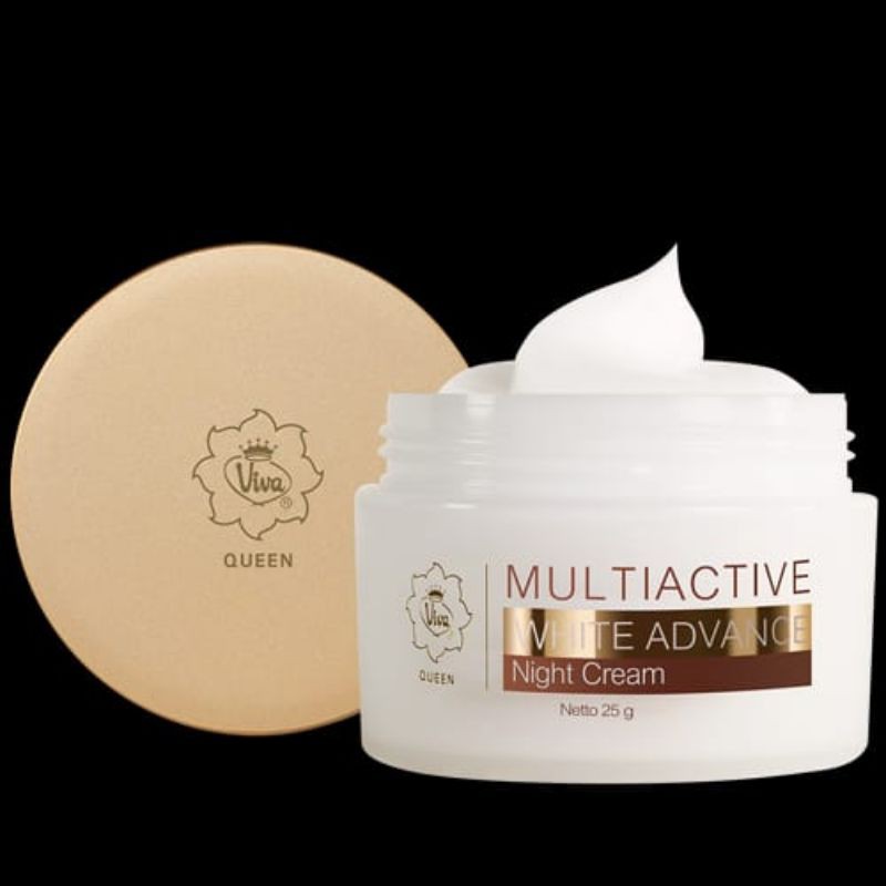 Multiactive Whitening Advance Night Cream White Viva Queen Krim Malam