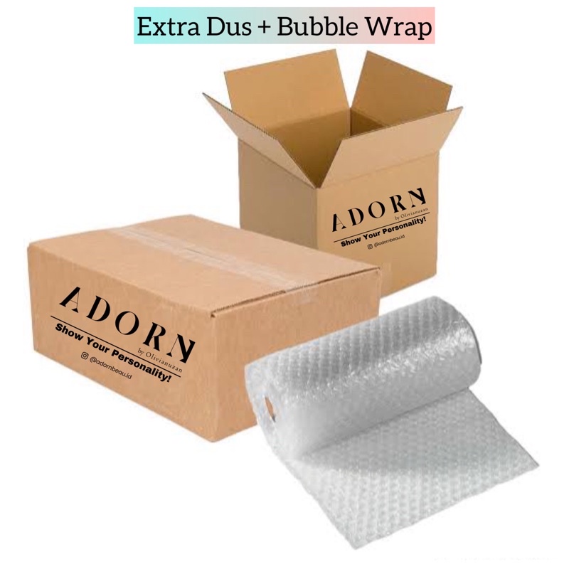 

Exrta Bubble Wrap + Dus (SUPER SAFETY)