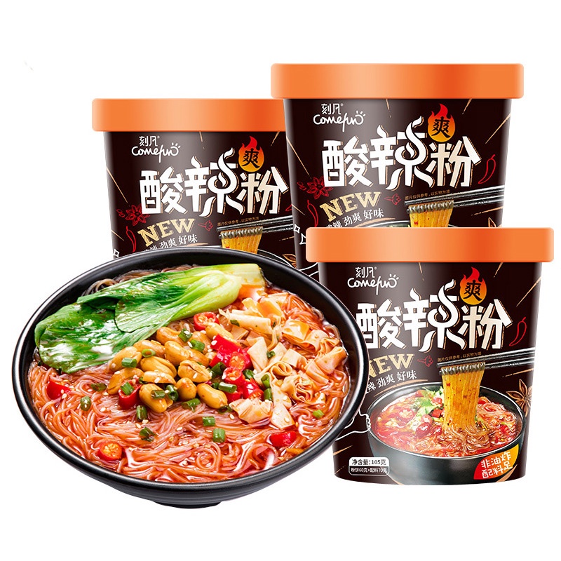 

Cup Bihun Instan Chongqing Pedas Asam 105g