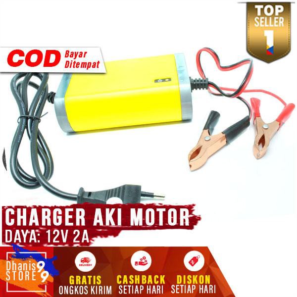 Taffware Charger Aki Mobil Motor TC 02 Lead Acid 12V 2A Alat Pengisi Baterai Accu Kecil Mudah Dibawa