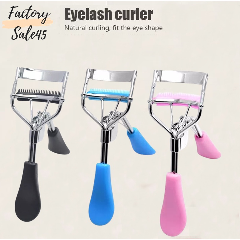 Penjepit Bulu Mata Dengan Sisir Eyelash Curler Alat Kecantikan Pelentik Bulu Mata F548