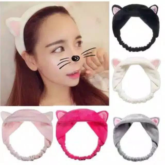 Bandana Cute telinga kucing (VHJKT)