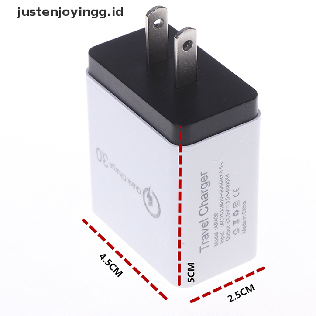 Justenjoyingg.id / 4-port usb 3.0 fast Charging 3a Untuk travel