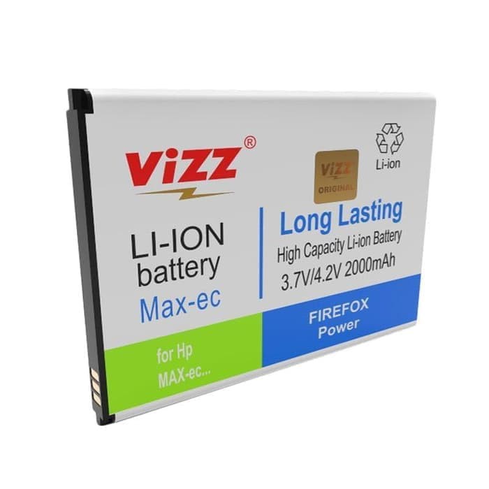 Vizz Double Power Battery Batre Baterai Vizz Smartfren Andromax EC Max-EC