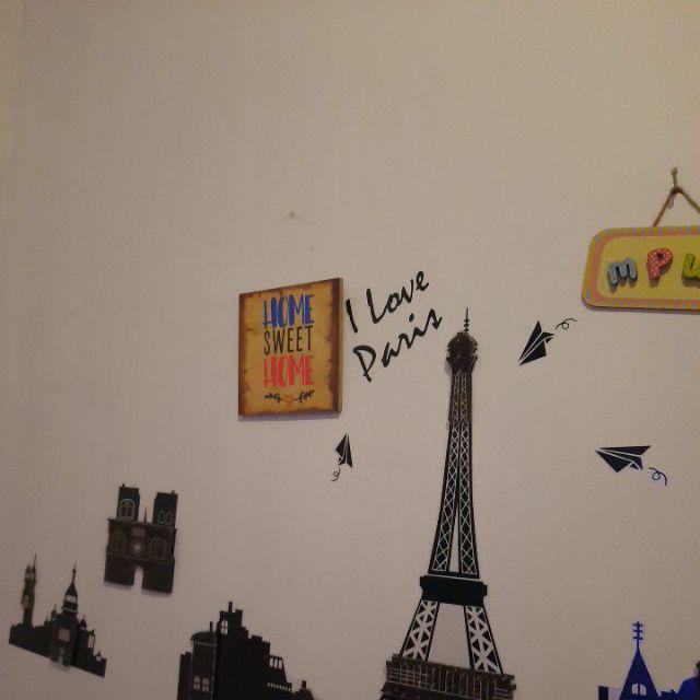 Wall Decor Home Family 20x20cm Pajangan Dinding Hiasan Dinding Poster Kayu Shabby Chic