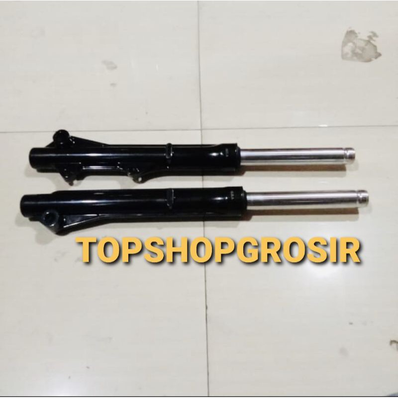 As Shock Shock Depan Plus Tabung 1 set Supra X125 - Supra X 125 New Hitam Berkualitas