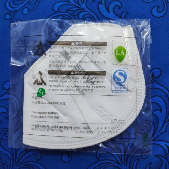 Masker 3m kn95 9501V+
