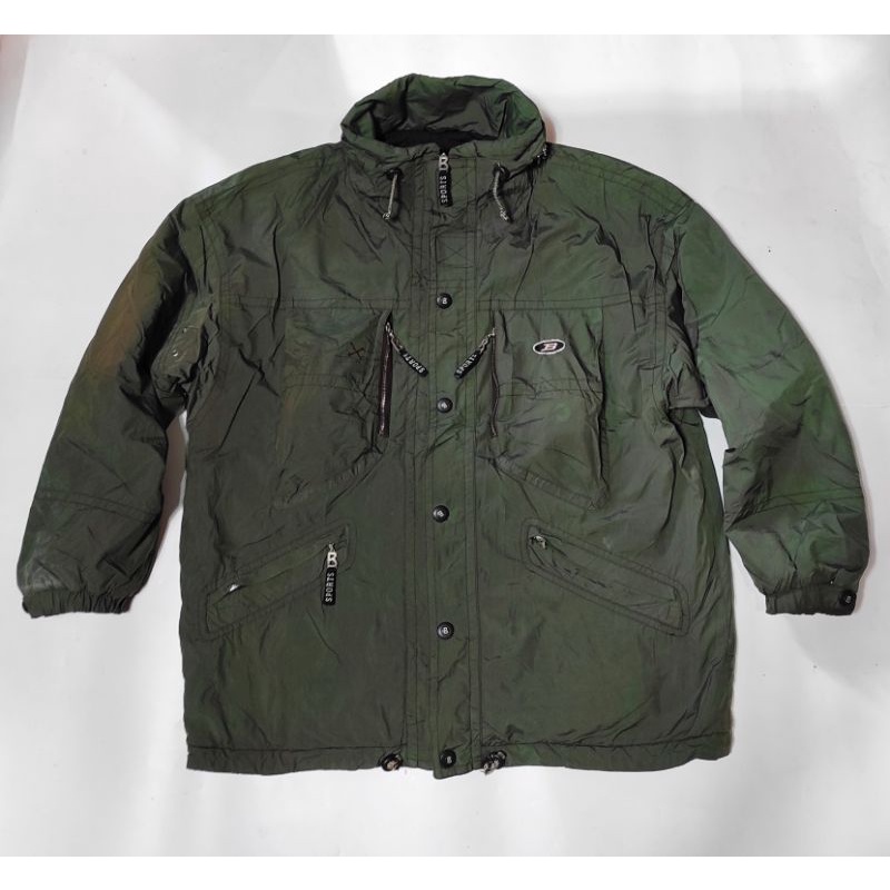 Green BOGNER ECWS jacket waterproof Made In USA