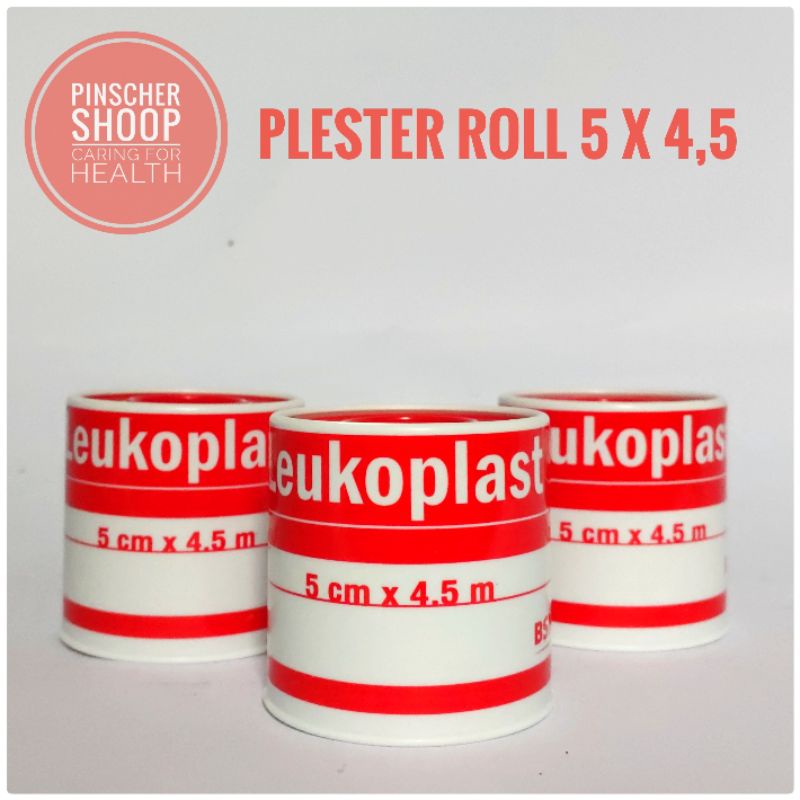 Leukoplast 5 Cm x 4,5 M (1624) Plester Roll Kain BSN