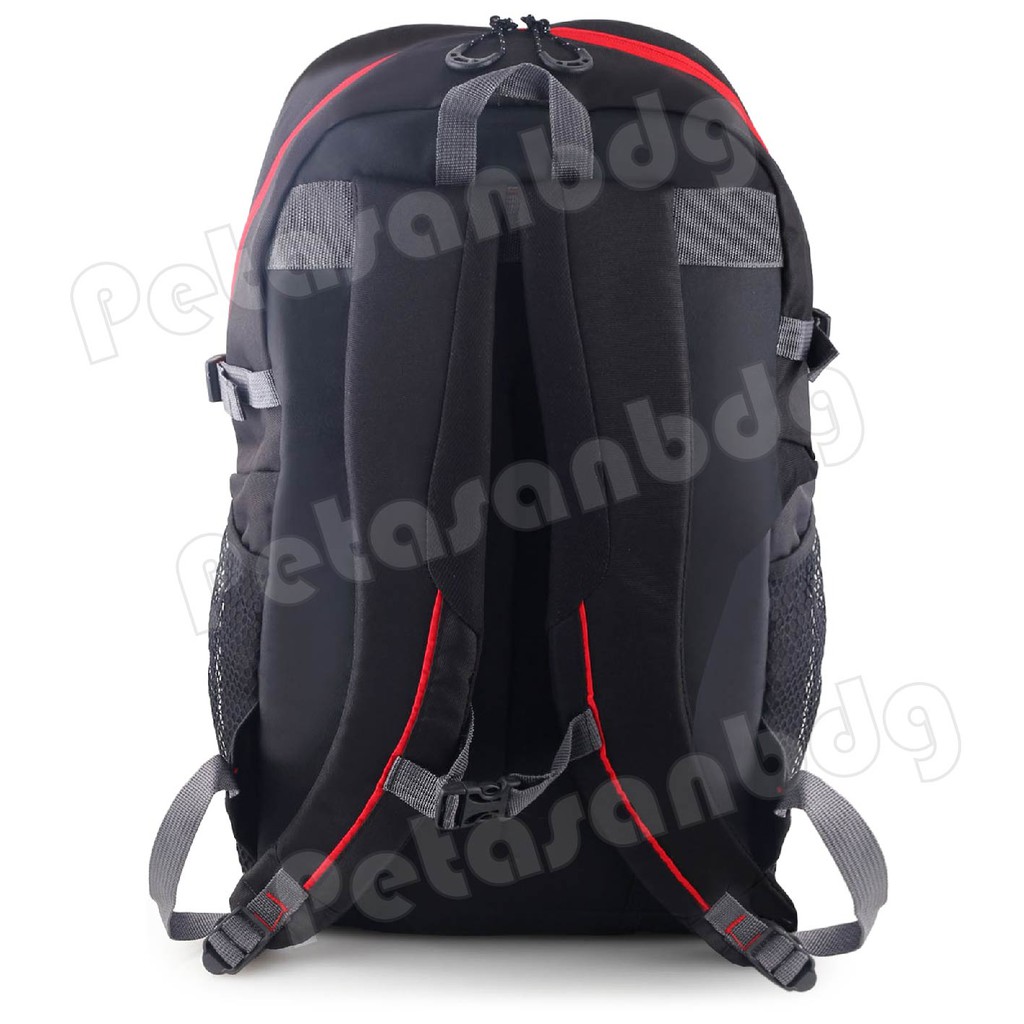 PTS -Tas Ransel Pria Gear Bag - Dragon - Series 03 - 13071 .PT Backpack - Black Red + FREE Raincover