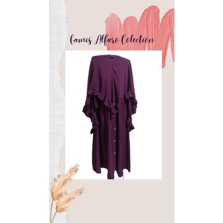 Gamis Aulia Set Hijab by Alfaro Collection