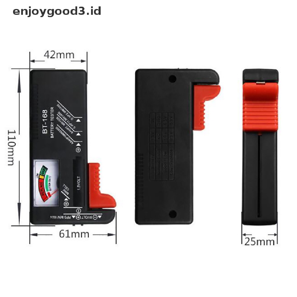 (Dd) Alat Tester Kapasitas Baterai Digital Elektronik Smart Power Indikator