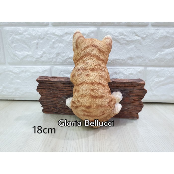Mars_venus - Patung Pajangan Kucing Welcome Miniatur Cat Persia Anggora