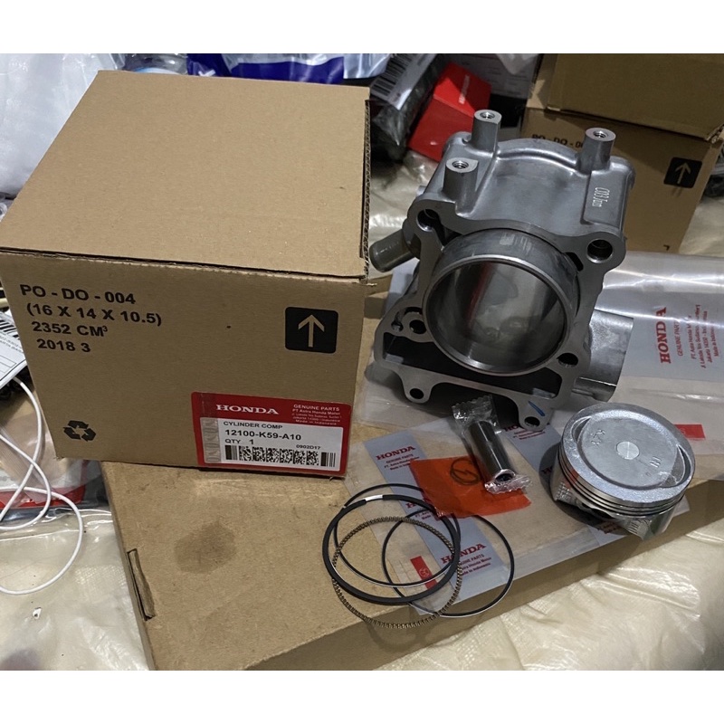 Block Blok Seher Set Cylinder Comp K59 KZY Honda Vario 150 ADV 150 PCX 150 Part HGP 12100-K59-A10