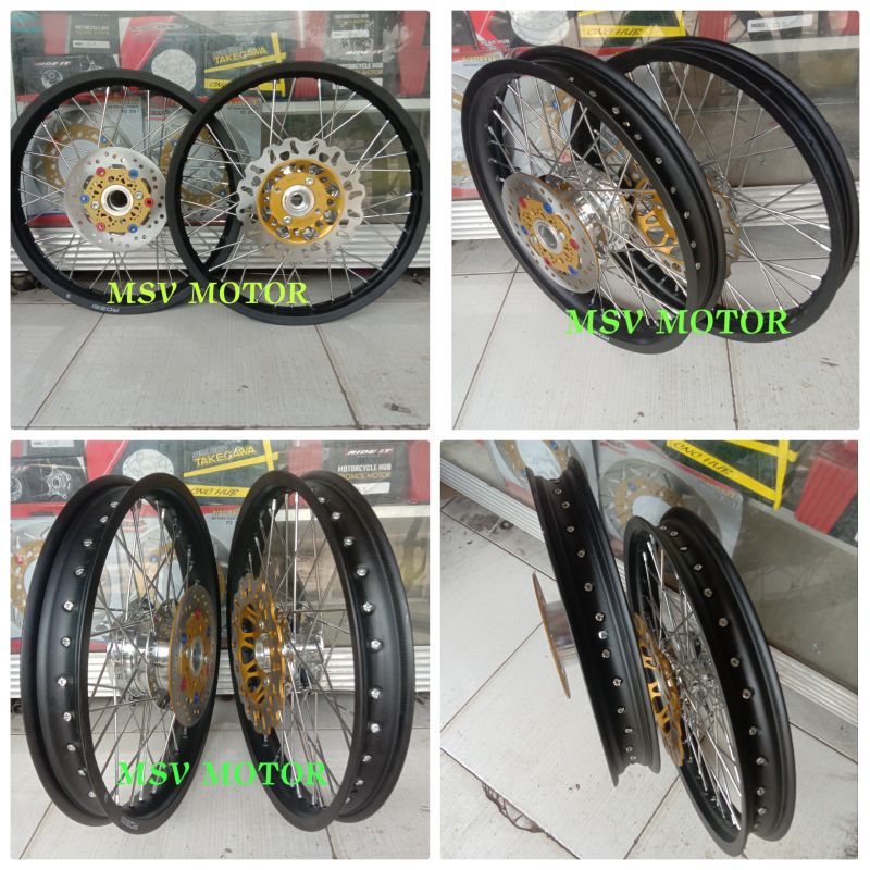 VELG JARI JARI SUPRA X 125 DOBEL DISC RING 17 PNP