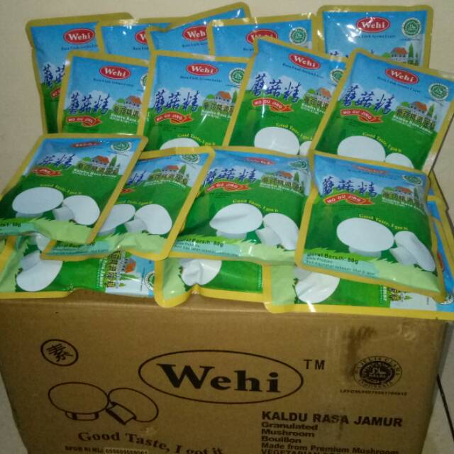 WEHI KALDU JAMUR 80gr PER DUS ISI 100
