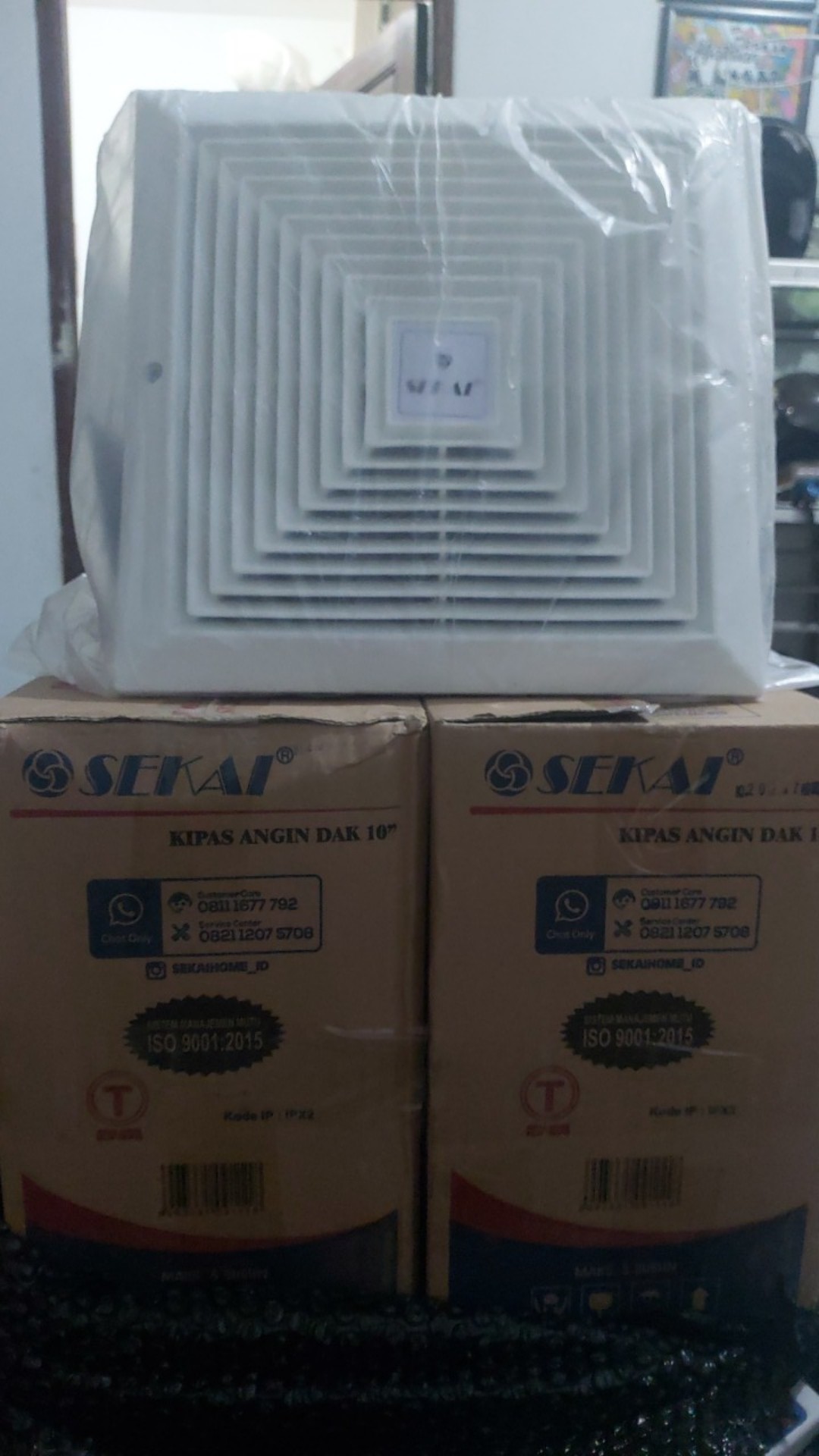 Kipas Angin Sekai Mvf 1091 Exhaust Fan Penghisap Penyedot Udara Dapur Kamar Mandi Dak Plafon 10 Inch