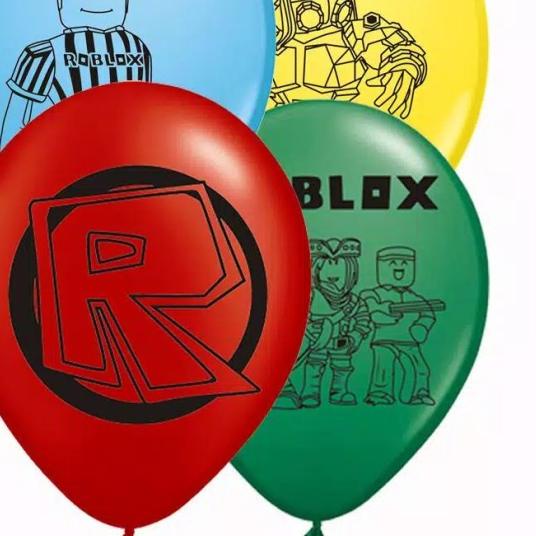 ➨ 10 pcs balon latex motif game Roblox/dekorasi ulang tahun/ultah anak ♕