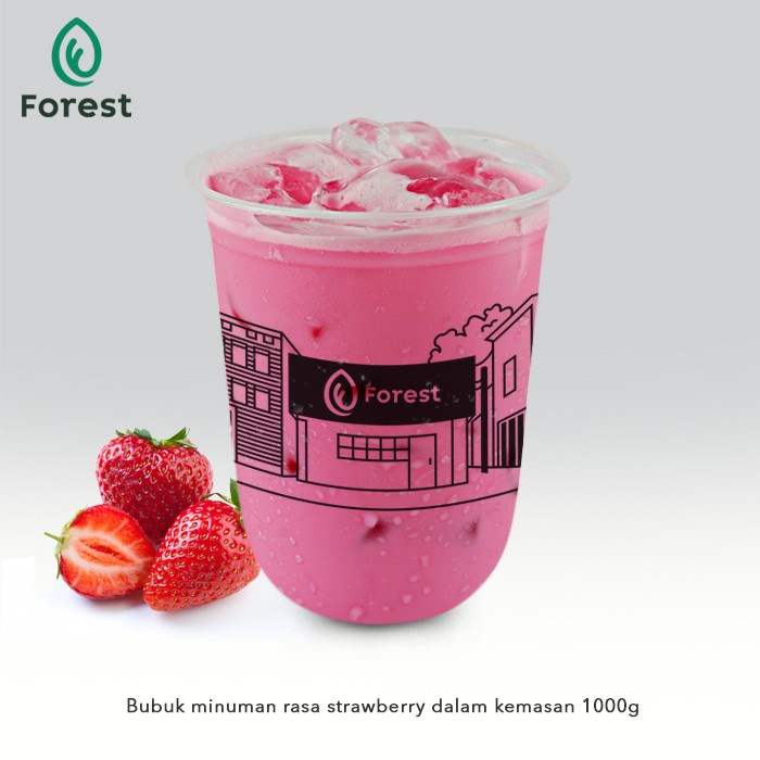 

Lainnya-Minuman-Bubuk- Bubuk Minuman Strawberry Powder - Forest Bubble Drink - Powdr+Bublewrap