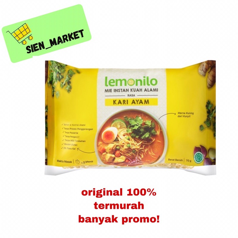 

LEMONILO KARI AYAM MI INSTAN SEHAT LEMONILO KUAH MURAH