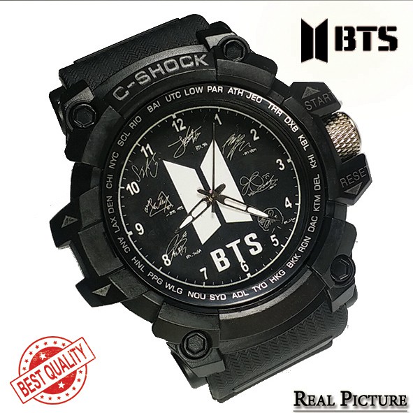 (BEST QUALITY) JAM BTS ARMY FULL BLACK