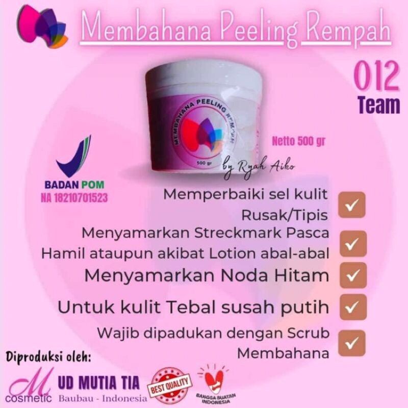 LULUR SCRUB MEMBAHANA