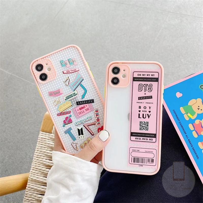 Case Pelindung Kamera Bts Bt21 Untuk Oppo Reno 4 F A92 A15s A3S A5S