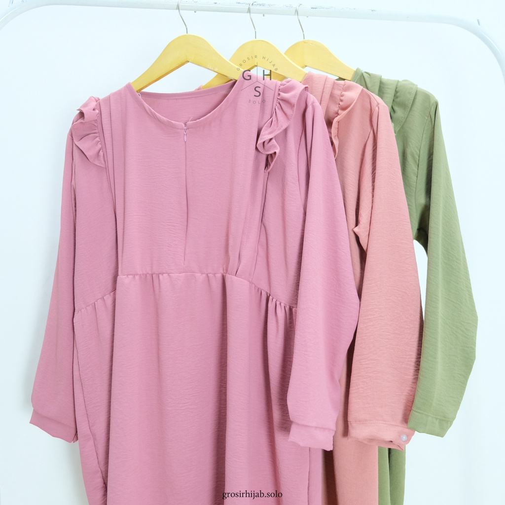 (MSB) TUNIK FRISKA BLOUSE ATASAN WANITA AIRFLOW CRINCLE