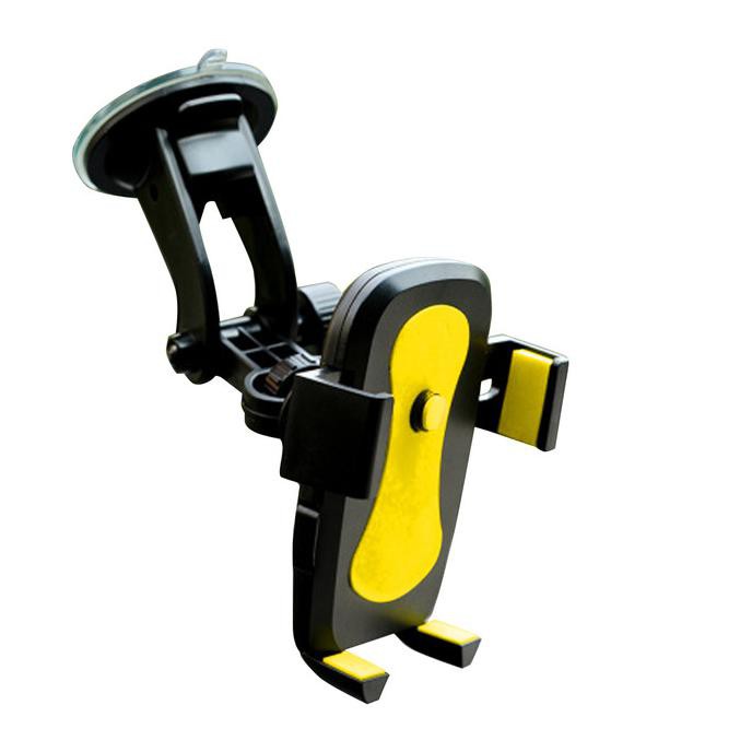 Phone Holder / Tempat HP Mobil Universal Model B1 - Kuning