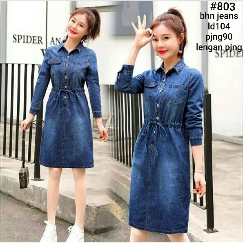Dress jeans lengan panjang 803 // Dres jeans lengan pjng #802