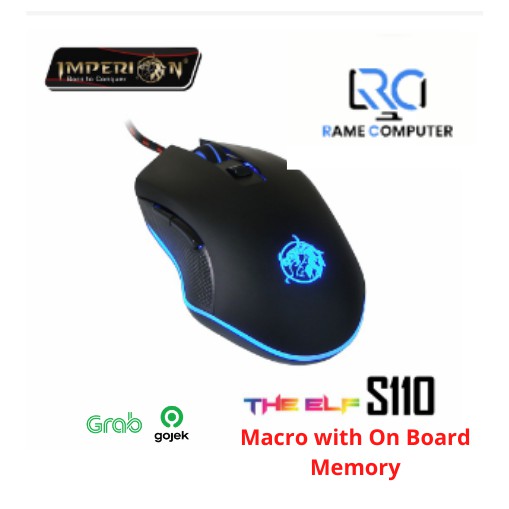 Mouse Gaming RGB Imperion The ELF S110 Macro with On Board Memory