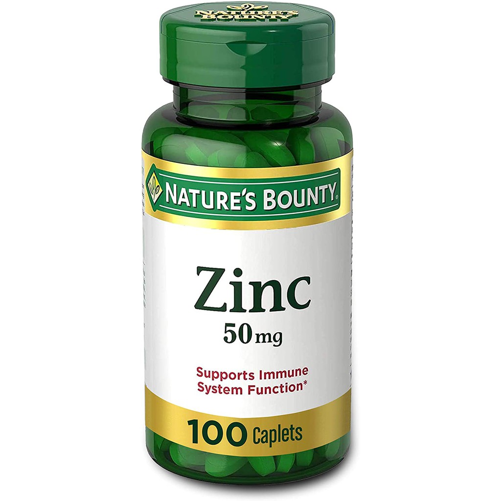 Zinc 50 mg , 400 Caplets - Original Nature's Bounty USA