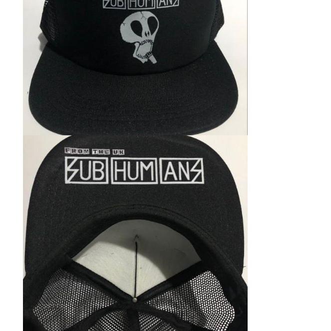 ❆ Topi jaring band / Trucker hat band / Topi punk hardcore / Topi pria ✲